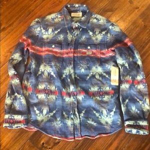 Polo Denim & Supply L/S Button Down Shirt M